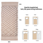 Alternating Pressure Pad Air Mattress for Hospital Bed Mattress Topper & Pump System Colchon Antiescaras para Persona Encamada Bed Sore Pads, Size 36" x 78" x 3"