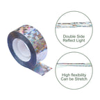 iFealClear 4 Pack Bird Reflective Scare Tape, Dual-Sided Pigeon Scare Tapes for Garden, Farm, 262ft x 4Roll Reflective Scare Tape Ribbon Outdoor to Keep Away Woodpecker, Blackbirds, Grackles, Herons