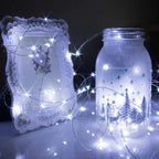 Fairy Lights Plug in 100 Feet 300 Led Waterproof Firefly Lights on Silver Wire UL Adaptor Included Starry String Lights for Wedding Indoor Outdoor Christmas Patio Garden Decoration White