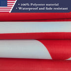 Double Sided Red Trump 2024 Flag 4x6 Made in USA Outdoor Heavy Duty 3 Ply Polyester Trump Take America Back Flag with White Starting Tape and 2 Brass Grommets