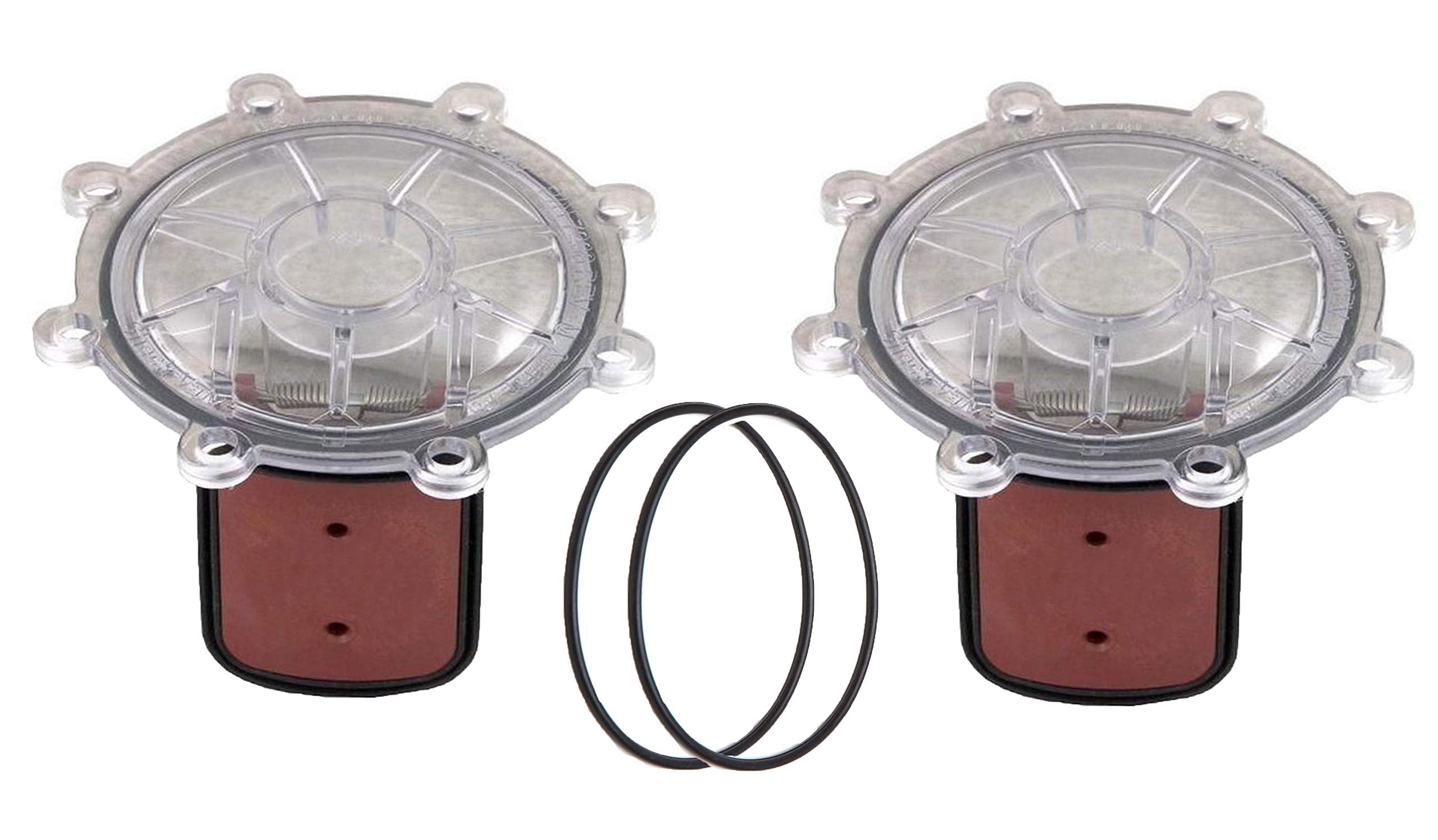 ATIE Pool 7056 Check Valve Cover with Flapper Assembly For Zodiac Jandy Check Valve 7235, 7236, 7305, 7511, 7512. (Include: 7451 Flapper, 7302 Spring, 7304 Pin, 7236 Cover, and 1132 O-Ring) (2-Pack)