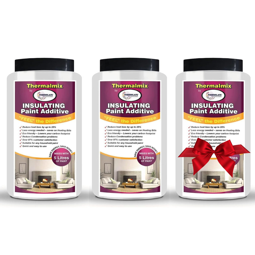Thermalmix - Insulating Paint Additive 3 for 2 Special Offer (Get 3 Bottles for Price of 2)