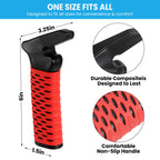 CAidRE Car Door Handle for Elderly, Car Handle Assist Support Handle, Portable Elderly Assistance Mobility Aids for Getting Out of Car, Auto Grab Cane for Seniors and Handicapped, Red
