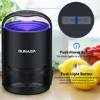 DUNAGA Fly Traps Indoor, Fruit Fly Traps, Gnat Traps, Bug Zapper Indoor, Insect Traps Indoor with 10 Sticky Glue Boards, Black