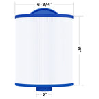 Cryspool® 06045 Filter Compatible with Artesian Spas, Tidal Fit Swim 06-0006-12, 06-0005-12, 6CH-502, PAS50SV-F2M, FC-0311, 50 Sq. Ft Spa Filter Cartridge, 2 Pack