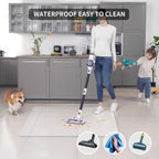 Clear Chair Mat for Hardwood Floors, 48" x 36" PVC Office Floor Protector, Heavy Duty Anti-Slip Mat for Rolling Chairs, Easy to Clean, for Home, Office, Gaming