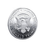 YJSD 10 Pieces Donald Trump 2024 Two Tone Gold Head Coin Silver Plated Commemorative Coin Keep America Great Challenge Coins Novelty Coin Political Gift