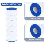 Cryspool® 08060 Filter Compatible with CX1750RE, C1750, C1750E, C1900RE, PA175, C-8417, FC-1294, 817-0175P, 175 Sq. Ft Pool Filter Cartridge, 1 Pack