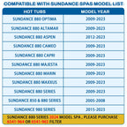 6541-397 Pool Spa Filter Compatible with 2009-2023 Sundance 880 Spa Filter (Outer 6473-165 and Inner 6473-164), Replacement for Sundance 880 Filter, Optima/Maxxus/Cameo/Aspen/Marin 880 Spa Filter