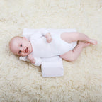 ParkistStar Wedge Pillow for Newborns Adjustable 45-Degree Provides Front and Back Support for a Comfortable Sleep Experience (White)