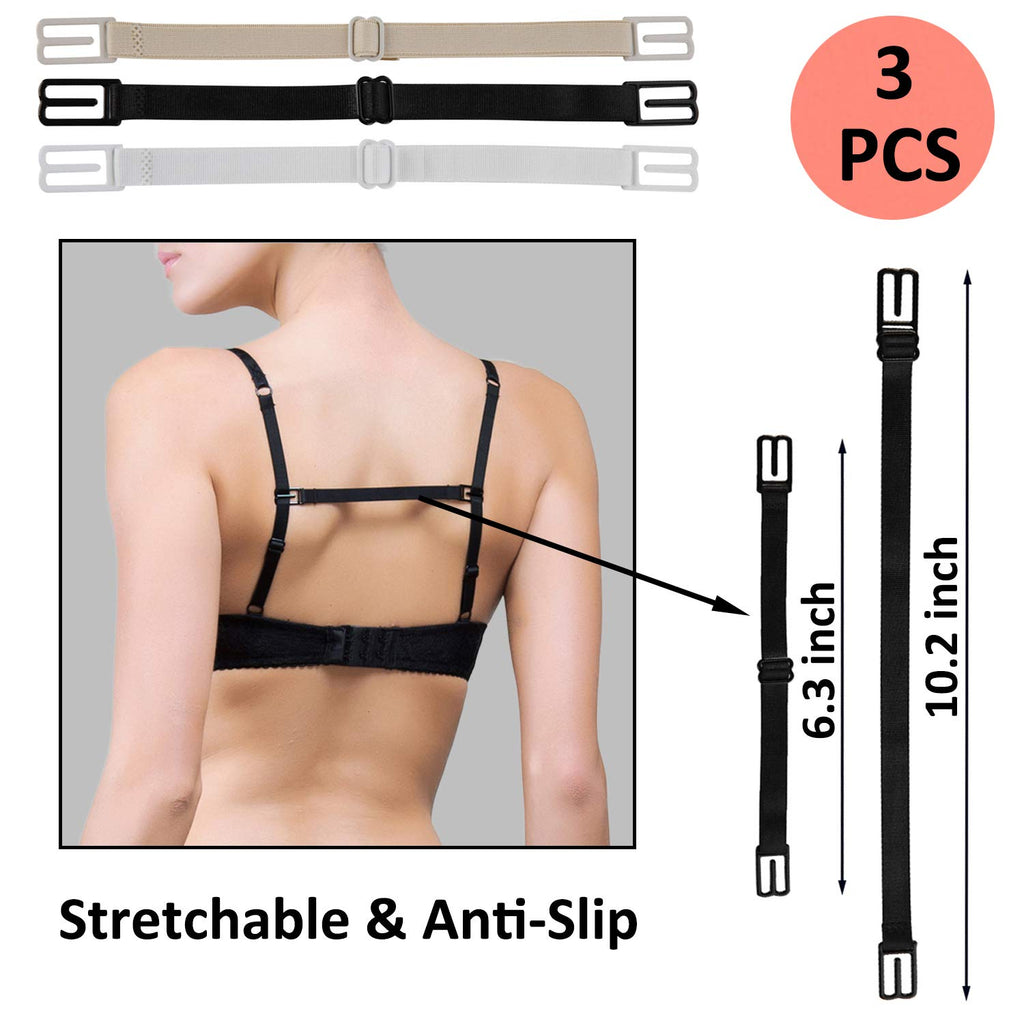 Bra Strap Clips, Bra Clips to Make Racerback, Bra Strap Holders for Slip, Bra Strap Holder - Conceal Hide Straps - Cleavage Control