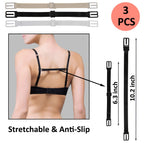 Bra Strap Clips, Bra Clips to Make Racerback, Bra Strap Holders for Slip, Bra Strap Holder - Conceal Hide Straps - Cleavage Control