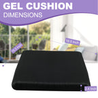 LYUANEC Gel Seat Cushion for Long Sitting, (2.4 Inch Extra Thick Cushion) Soft＆Breathable Gel Cushions for Pressure Relief, Wheelchair Seat Cushion, Honeycomb Seat Cushions, Office Chair Cushion