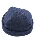 frihed. Sauna hat - Made of woolwalk - 100% Sheep's Wool - Premium Sauna Accessory for Men and Women - Flexible Size - Made in Germany (Navy)