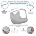 zimucxn Shoulder Surgery Pillow, Ergonomic Rotator Cuff Pillow, Comfortable Post Shoulder Surgery Pillow, Adjustable Structure Provide Support, Shoulder Pain Relief, Firm and Removable(Grey)