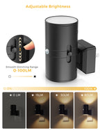 L LOHAS LED Motion Sensor Night Light Plug in, 2 Pack, Motion Activated Night Light, 0-100LM Dimmable, 3000K Soft White, Motion Sensor Light Indoor for Bathroom Hallway Bedroom Stairway Kids Elderly