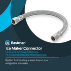 EcoPure EPINL30 5 Year in-Line Refrigerator Filter + Eastman Ice Maker Connector, 1/4 Inch