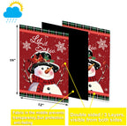 Seasonal Garden Flags Set of 12 Double Sided 12 x 18 Inch Yard Flags, Small Garden Flags for Outside, Fall Winter Halloween Christmas Outdoor Flags, Holiday Flags for All Seasons
