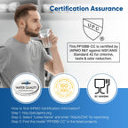 PUREPLUS 5 Micron 10" x 4.5" Whole House Sediment and Carbon Water Filter Replacement Cartridge for GE FXHTC, GXWH40L, GXWH35F, GNWH38S, Culligan RFC-BBSA, WRC25HD, PP10BB-CC, Pentek RFC-BB, 2Pack