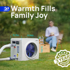 AQUASTRONG Swimming Pool Heat Pump,Electric Pool Heater for Above Ground and Inground Pool,Heating and Cooling Pool Heater Pools Up to, 6500 Gallons