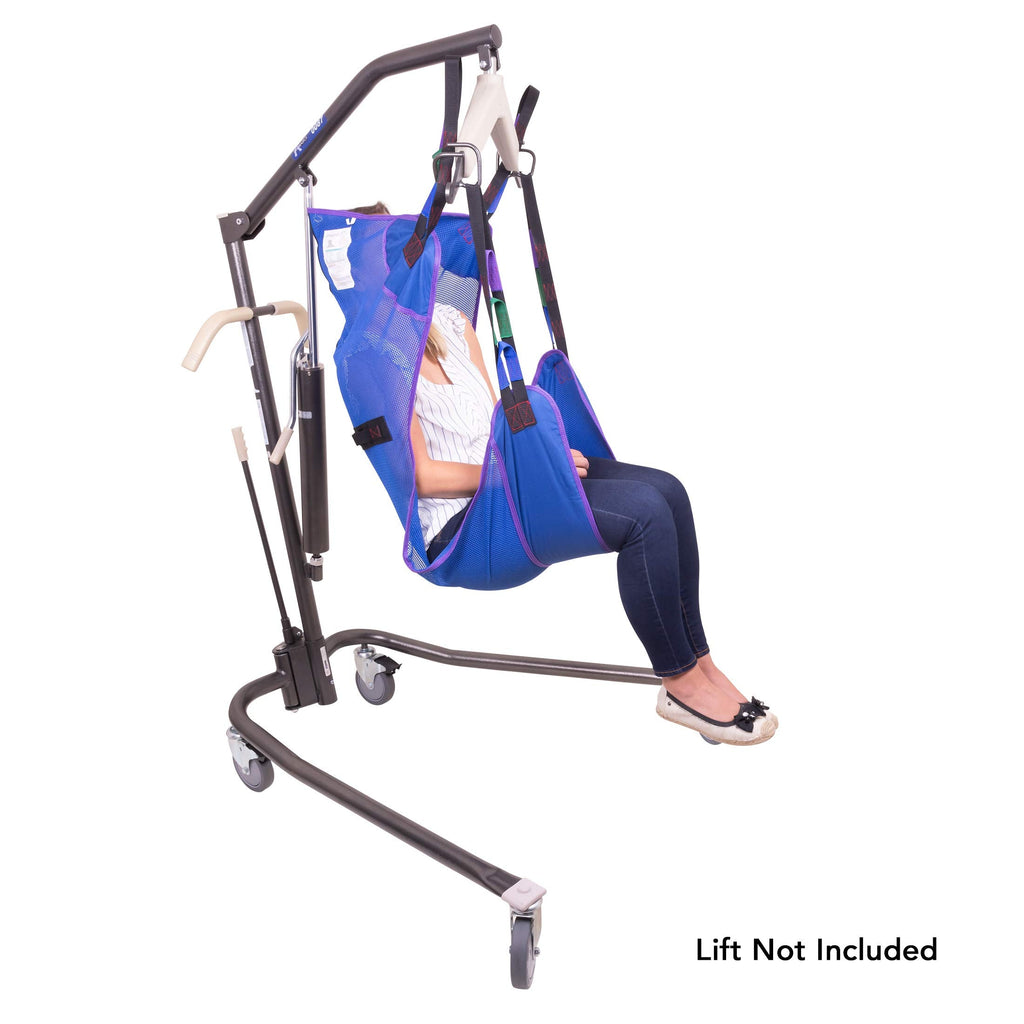ProBasics Full Body Mesh Sling - Four Point Mesh Sling for Patient Transfers - Supports up to 450 lbs. - Medium