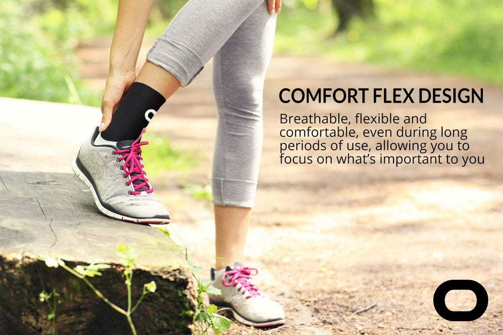 Ankle Brace Compression Sleeve for Men & Women (1 Pair) - Best Ankle Support Foot Braces for Pain Relief, Injury Recovery, Swelling, Sprain, Achilles Tendon Support, Plantar Fasciitis Socks