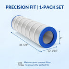 Swimara Pro Series Filter Cartridge, Replacement for PAP150 R173216 59054300 Unicel C-9415 Filbur FC-0687, Compatible with Pentair Clean & Clear 150, 3oz Trilobal Fabric, 150 Sq. Ft.