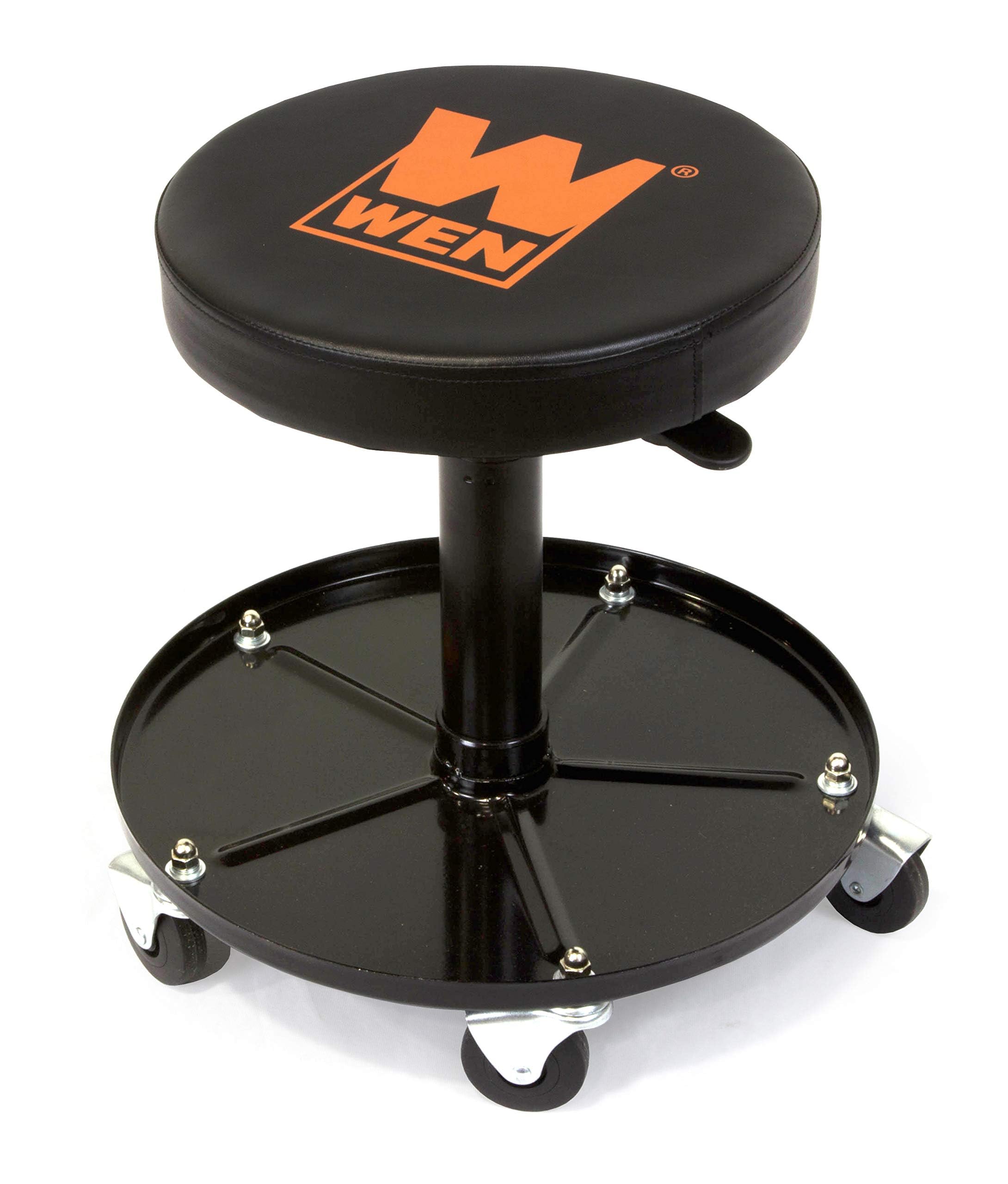 WEN 73012T 300-Pound Capacity Pneumatic Rolling Mechanic Stool