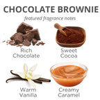 Stillwater Bath and Body™ Chocolate Brownie Scented Candle for Home | Non Toxic Long Lasting Soy Candles | Delicious Scent | One Pint Mason Jar | Hand Made in The USA