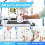Water Testing Kits for Drinking Water: 125 Strips 16 in 1 Well and Drinking Water Test Kit, TESPERT Water Test Strips with Hardness, pH, Lead, Iron, Copper, Chlorine, and More