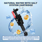 SHAWLBEAR Salt System Cartridge,Hot Springs Salt Cartridge,Saltwater Sanitizer Cartridge for Hot Tubs,Salt System Cartridge Replacement for Spas,Hot Tubs,1 Pack Lasts Up Three to six Months.
