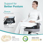 Pain Relief Coccyx Cushion, Memory Foam Seat Cushion for Wheelchair, Office Chair Cushion, Car Seat Cushion for Butt, Sciatica, Pelvic Floor, Postpartum Recovery