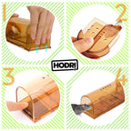 Mouse Traps Indoor for Home, Humane Mouse Trap (Brown)