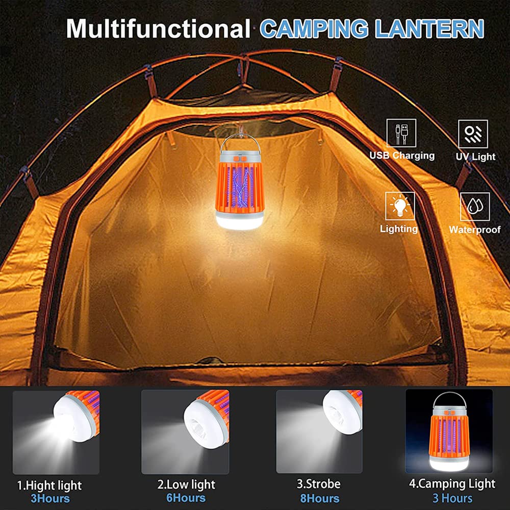 Minyoutia Mosquito Bug Killer Cordless, Mosquito Zapper Outdoor (1 Pack)