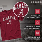 Alabama Crimson Tide Adult Arch & Logo Soft Style Gameday T-Shirt - Crimson, XX-Large