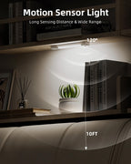 EZVALO Closet Lights, 30 LED Rechargeable Under Cabinet Lighting Wireless, 3 Color Temps Under Cabinet Lights, Dimmer Motion Sensor Light Indoor for Pantry, Kitchen, Bedroom, Woadrobe (3 Pcs)…