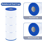 Cryspool® 07066 Filter Compatible with CX580XRE, SwimClear C3025, C3030, PA81, C-7483, FC-1225, 4×81 Sq. Ft Pool Filter Cartridge, 4 Pack