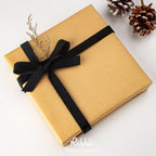 Ribbli Black Velvet Ribbon Double Faced 1/2 Inch 10-Yard Spool Black Ribbon Use for Christmas Tree Ornaments Gift Wrapping Wreath Decoration Wedding Boutonnieres