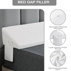 King Size Bed Wedge Pillow for Headboard/Mattress Wedges Gap Filler Body Pillows Long Plus Gaps 0-8",Dorm Sleeping Backest Sofa Home Decor RV Apartment Beds Frame Must Haves White Bedding Accessories