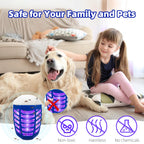 Jahy2Tech Bug Zapper Indoor,6 Pack Electronic Mosquito Zapper Indoor Mosquito Killer Lamp with UV Light Attractant,Plug in Fruit Fly Traps Indoor for Home, Living Room, Office Pest Control