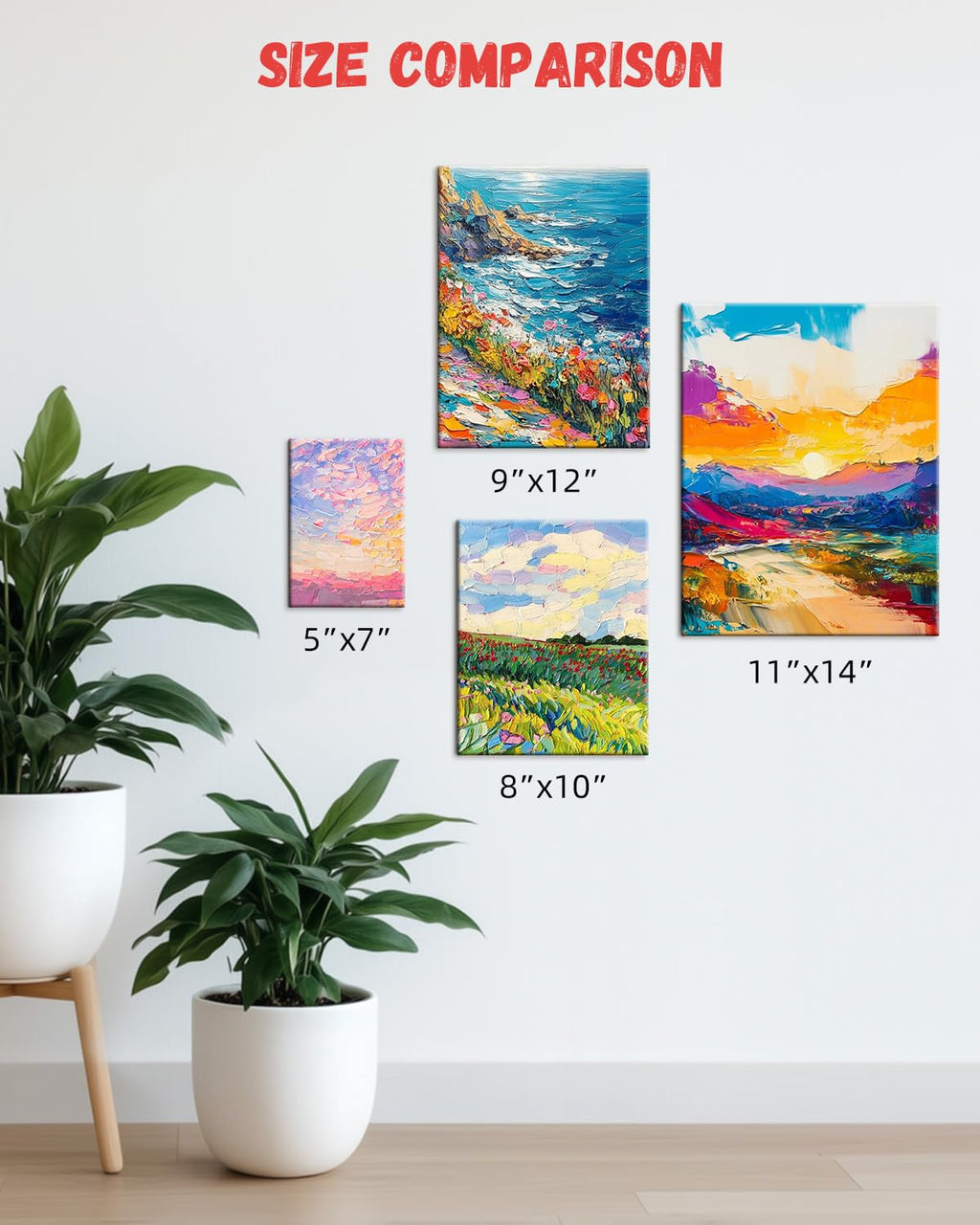 Simetufy Canvas Boards for Painting 52 Pack 8 x 10 Inch Blank Flat Canvas Panels 100% Cotton Pre-Primed for Acrylic & Oil Paint, Art Supplies for Kids & Adults