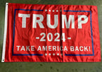 Trump 2024 Flag 3x5 FT Double Sided Outdoor 3 Ply Vivid Clear Red Color Thick Polyester Take America Back Flag with Brass Grommets for Supporters Fans
