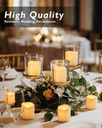 Homemory Flameless Votive Candles with Remote, 12Pack Flickering Battery Operated LED Tealight Candles, Realistic Fake Candle for Wedding, Halloween, Christmas Decor(Warm White, Battery Included)