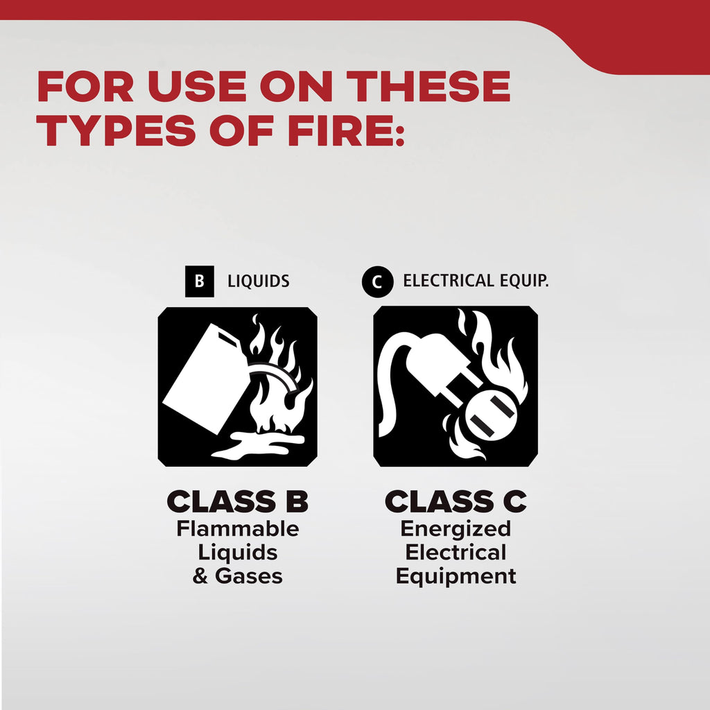 Kidde Auto Fire Extinguisher for Car & Truck, 10-B:C, 4 Lbs., Dry Chemical Extinguisher, Strap Bracket (Included)