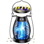 BANPESTT Solar Bug Zapper Outdoor Indoor Waterproof, 3-in-1 Cordless Mosquito Zapper, Rechargeable Flying Insect Trap for Fruit Fly, Gnat, Wasp，Moth, Mosquito Trap & Killer for Camping, Home, Patio