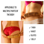 Mr.Woodware Wood Therapy Massage Tools - 2 Pcs Wooden Lymphatic Drainage Curved Roller Stick & Back Massager with Rope Massage Kit - Wood Massage Tools for Body Shaping, Sculpting, Maderoterapia