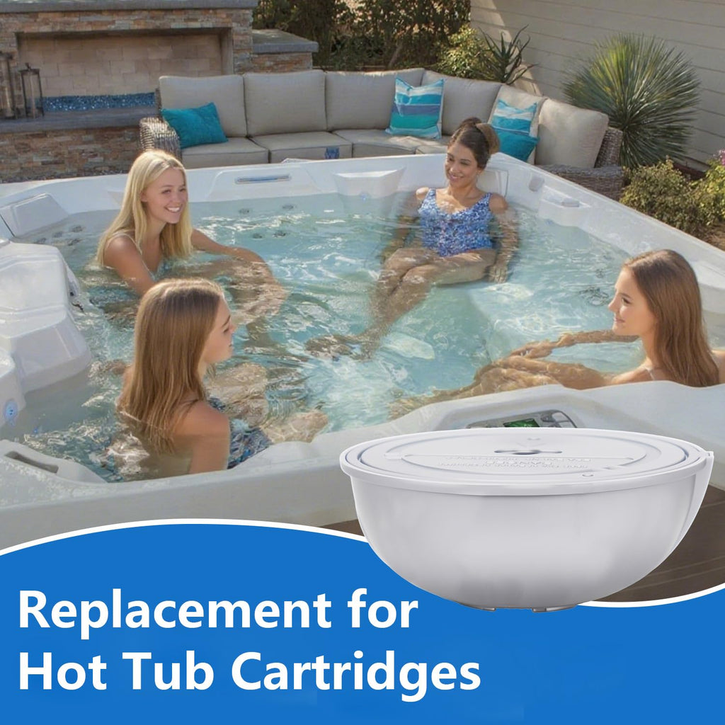 Hot Tub Cartridges Replacement for Frog Ease Floating System for Hot Tubs, 6Pack