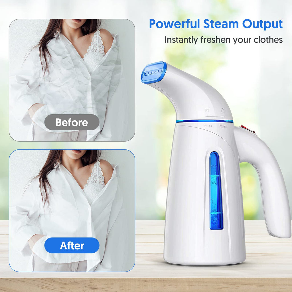 OGHom Steamer for Clothes Steamer, Handheld Clothing Steamer for Garment, 240ml Portable Travel Steam Iron (Only for 120V)