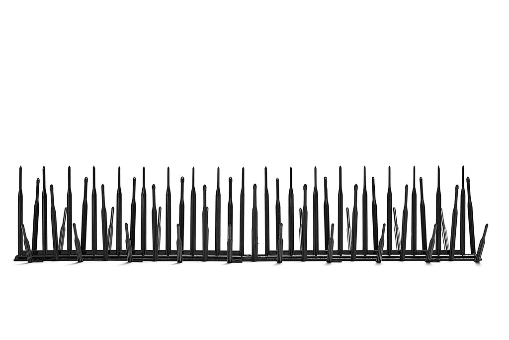 Plastic Bird Spikes 7 inch Wide Black 10 ft. Box
