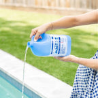 CPDI Champion 4-Pack Acidblue Muriatic Acid for Swimming Pools & Spas, 1 Gallon Each - Low-Fume pH Stabilizer & Cleaner for Concrete & Masonry Surfaces, Clears Rust & Scale Build-Up